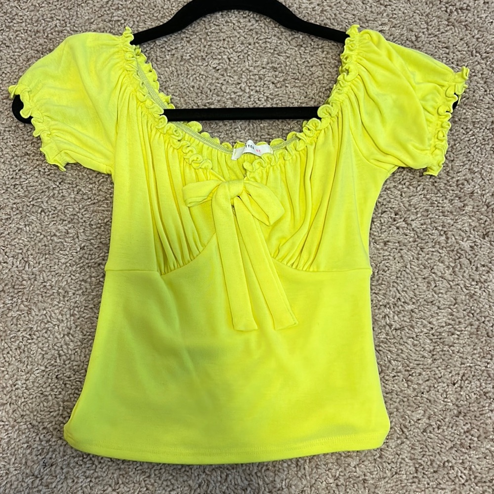 Neon crop top